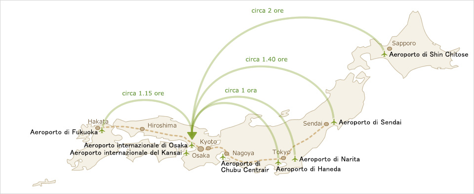 Mappa d'accesso